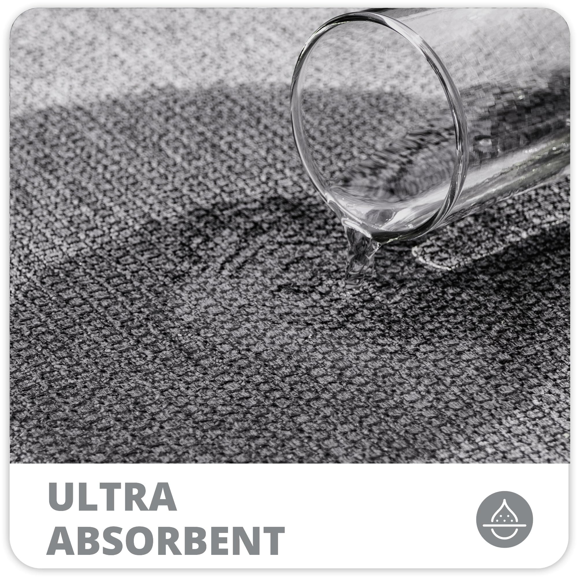 Bath Mat,Ultra Thin Bathroom Rugs,Rubber Bath Mats for Bathroom,Bath rugs - Image 3