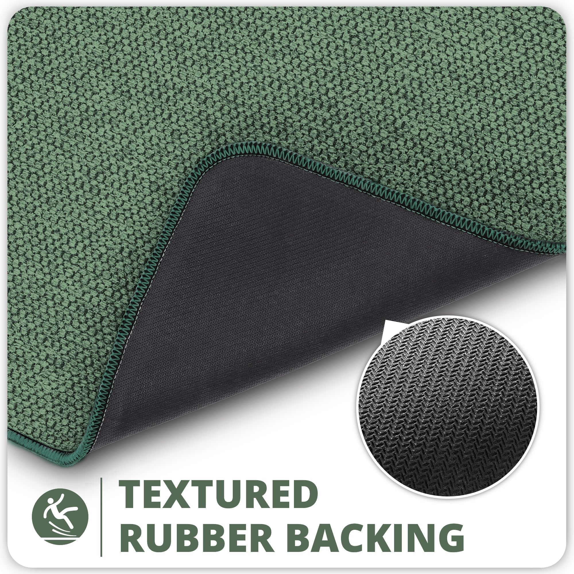 Bath Mat,Ultra Thin Bathroom Rugs,Rubber Bath Mats for Bathroom,Bath rugs - Image 4