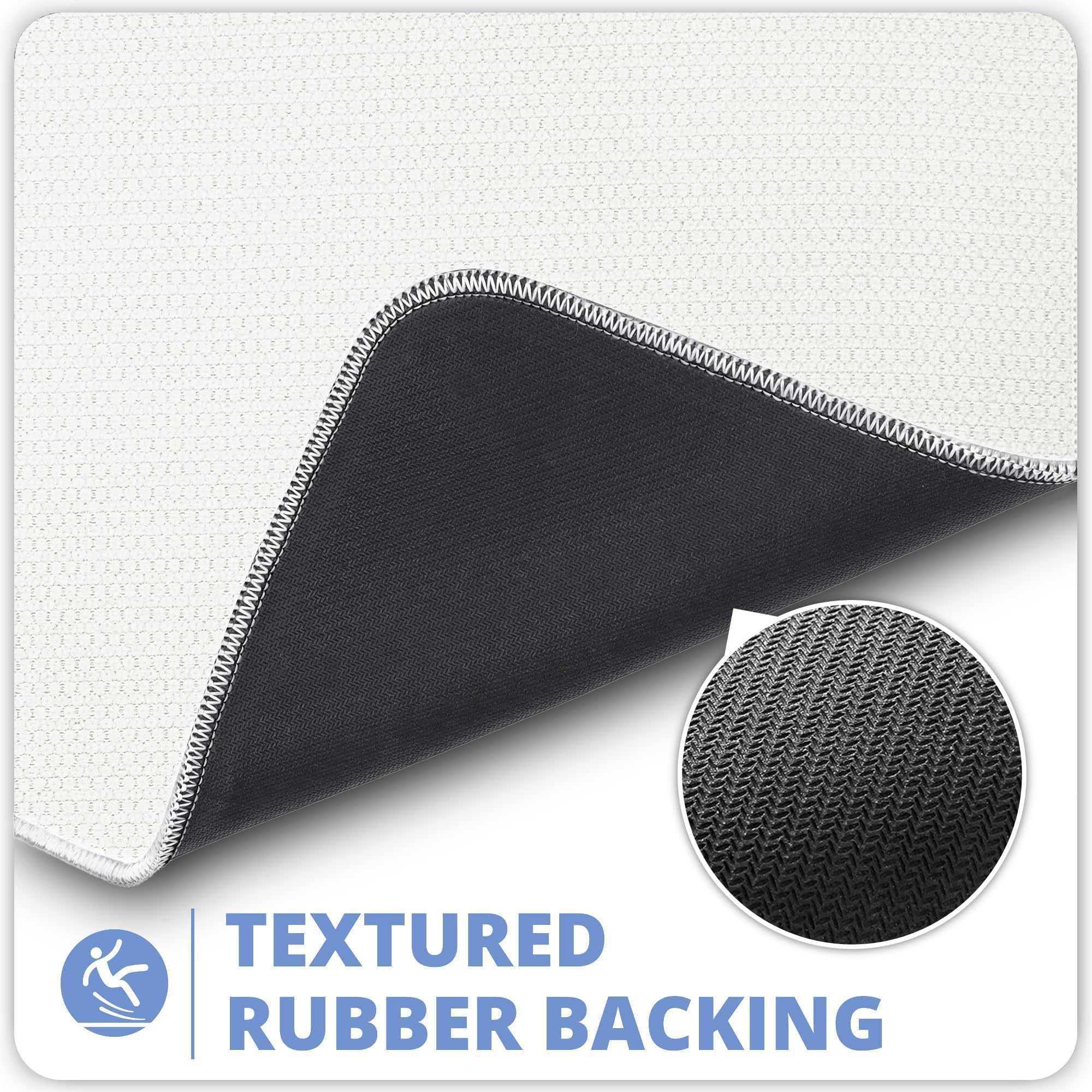 Bath Mat,Ultra Thin Bathroom Rugs,Rubber Bath Mats for Bathroom,Bath rugs - Image 4