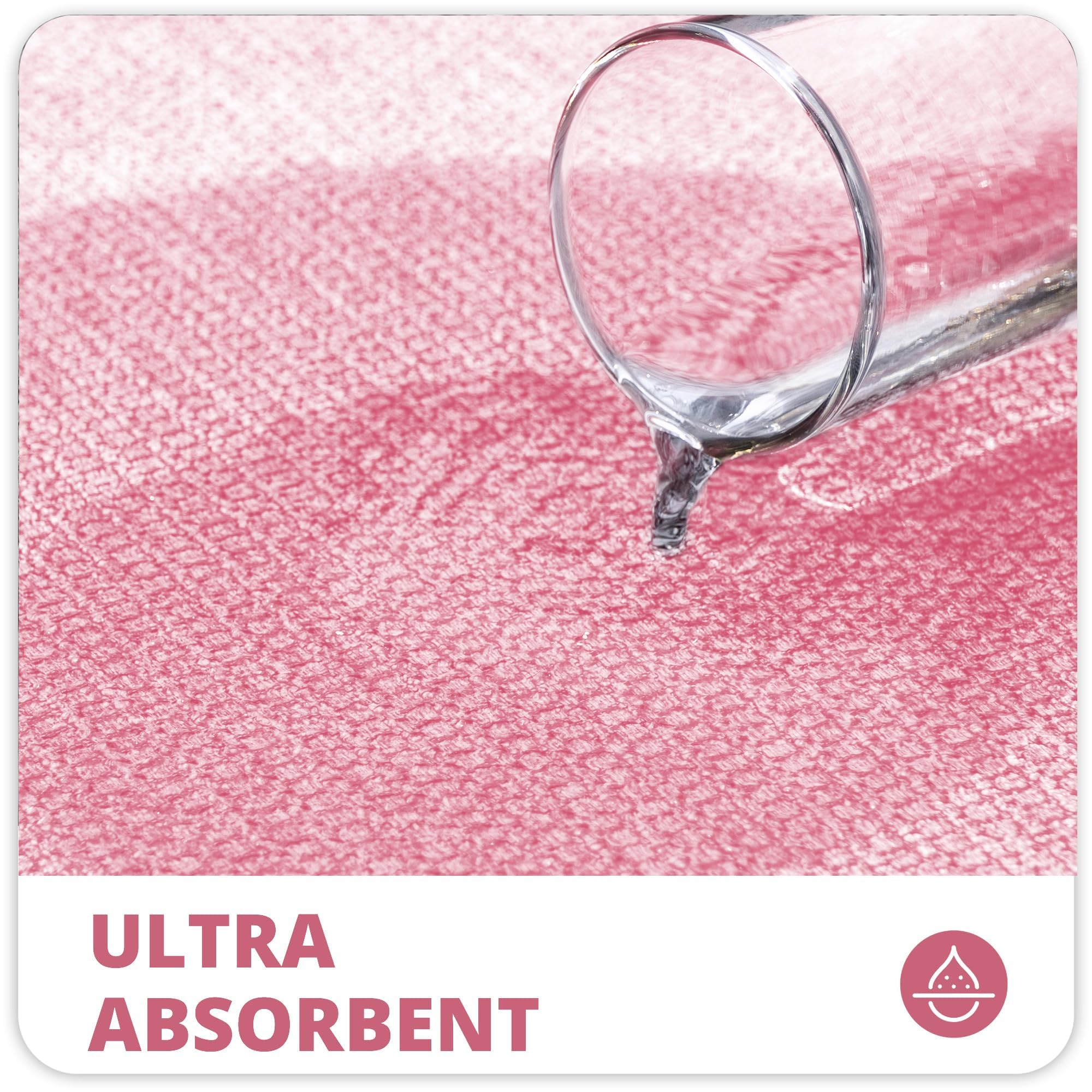 Bath Mat,Ultra Thin Bathroom Rugs,Rubber Bath Mats for Bathroom,Bath rugs - Image 3