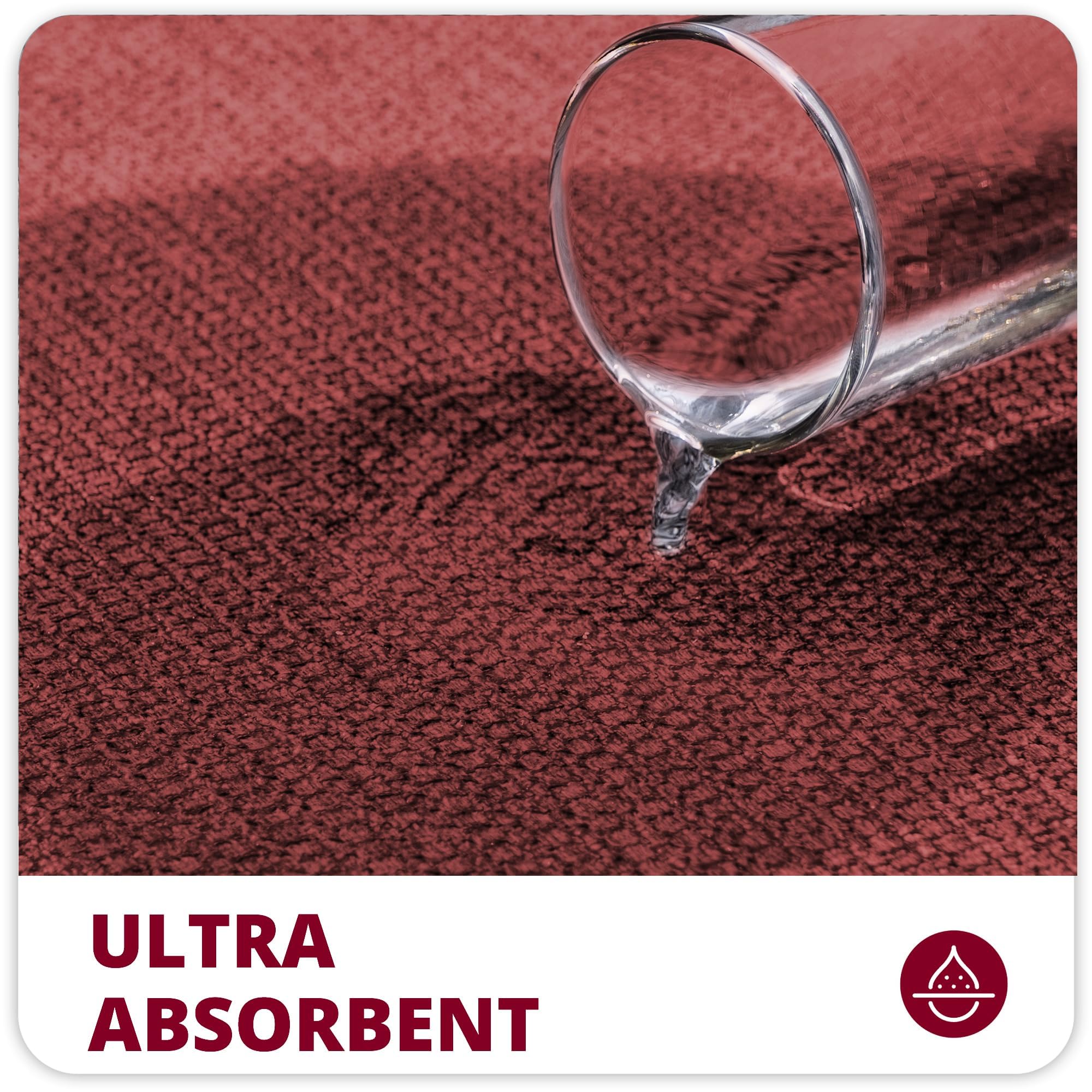 Bath Mat,Ultra Thin Bathroom Runner Rugs,Large Bath Mats for Bathroom - Image 3