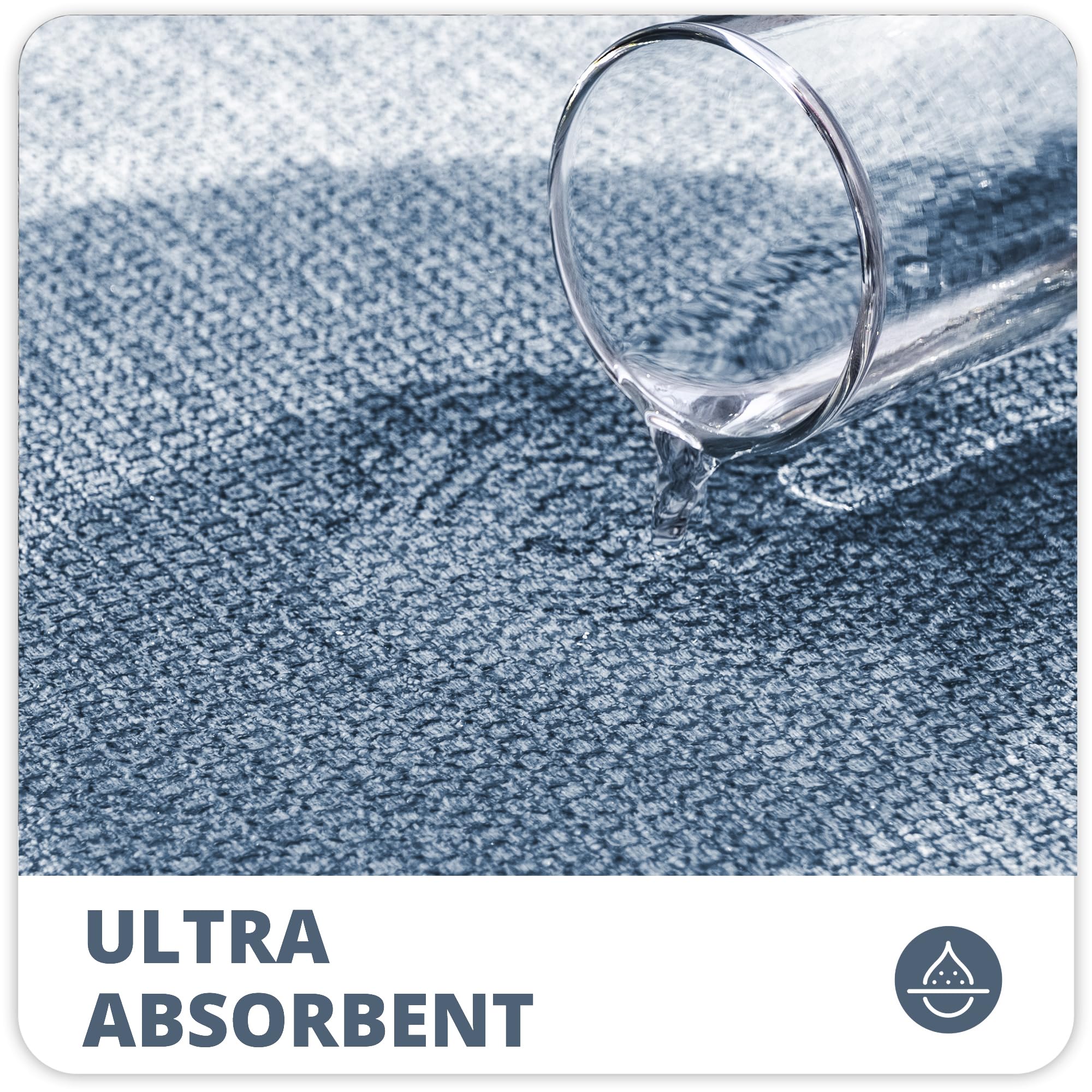 Bath Mat,Ultra Thin Bathroom Runner Rugs,Large Bath Mats for Bathroom,Quick Dry,Non-Slip,Machine Washable,Low Pile,Bath Rug,Shower Outside,Sink,Home Decor Accessories.Blue,3'x4'(36x48inch) - Image 3