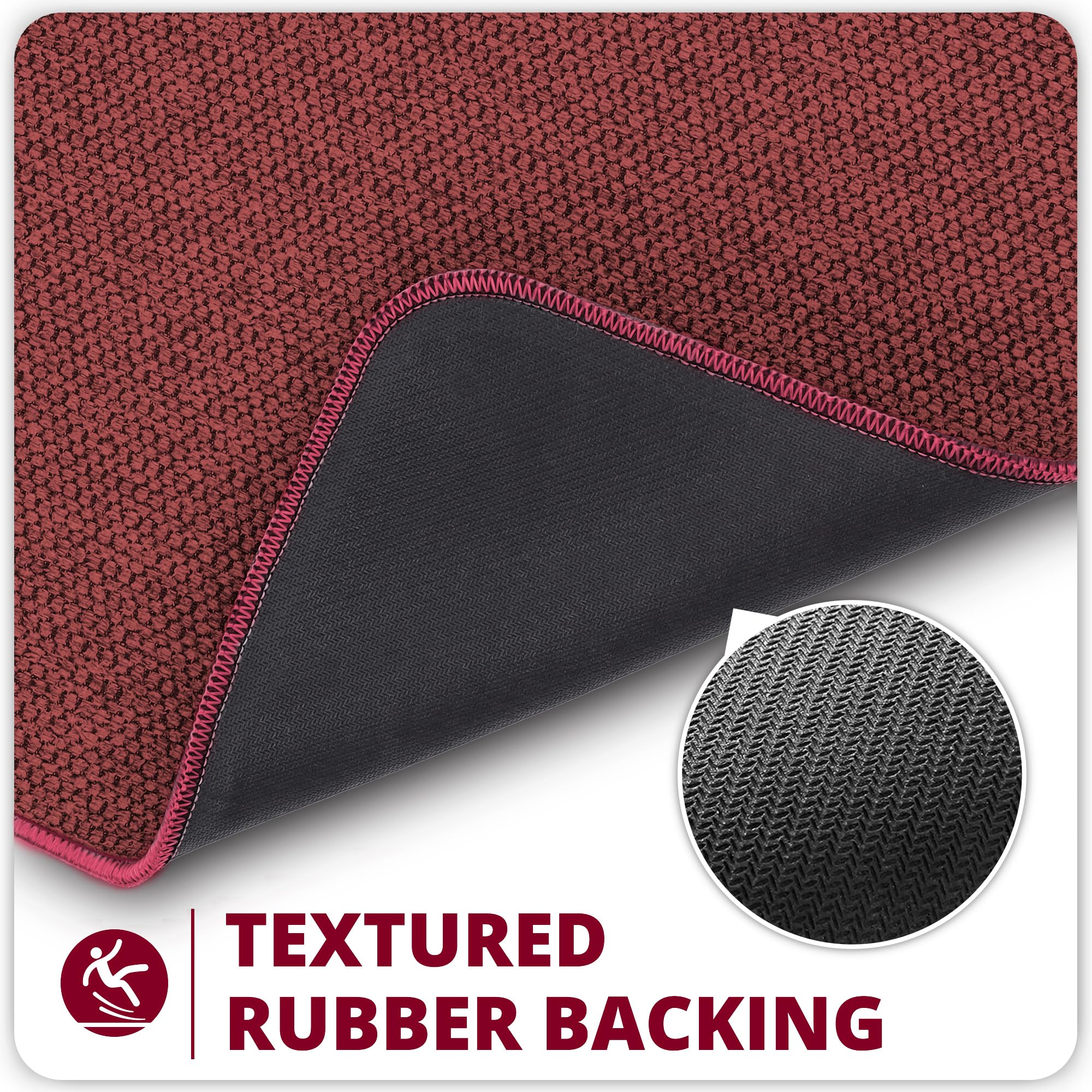 Bath Mat,Ultra Thin Bathroom Runner Rugs,Large Bath Mats for Bathroom - Image 4