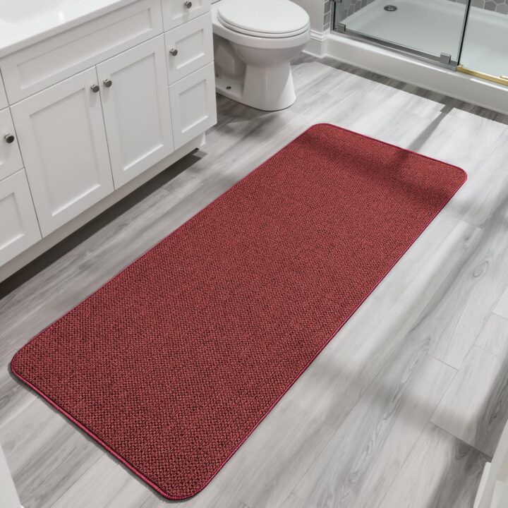 Bath Mat,Ultra Thin Bathroom Runner Rugs,Large Bath Mats for Bathroom